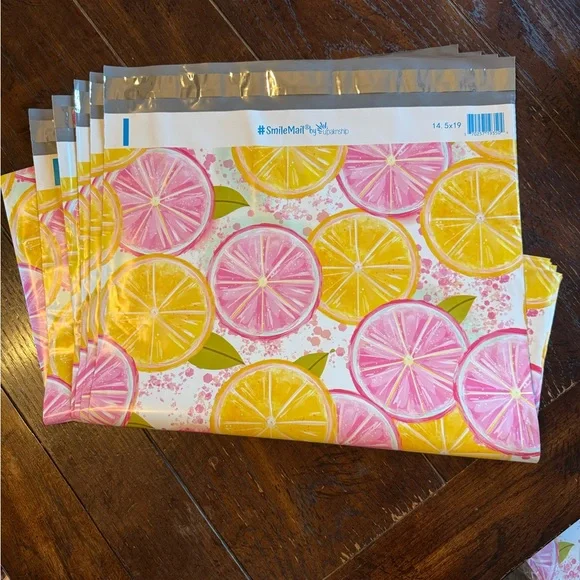 Polymailers: (20) 10x13 or (20) 14.5x19 Lemonade - Picture 2 of 3